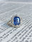 Bague Belle Époque - Bague en or blanc, platine, saphir et diamants 58 Facettes 265