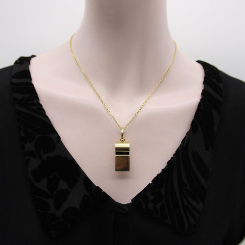 Pendentif Pendentif sifflet vintage en or 18K et 14K 58 Facettes A2008T
