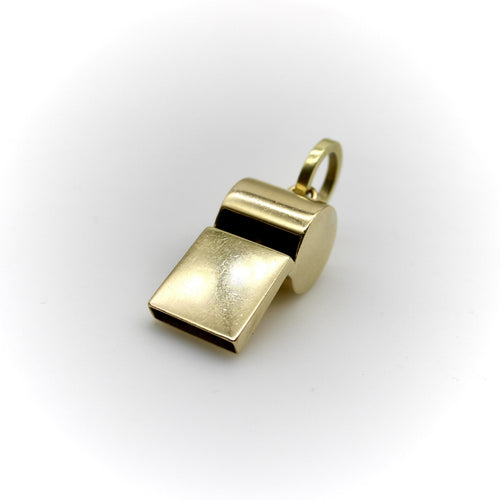 Pendentif Pendentif sifflet vintage en or 18K et 14K 58 Facettes A2008T