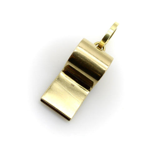 Pendentif Pendentif sifflet vintage en or 18K et 14K 58 Facettes A2008T