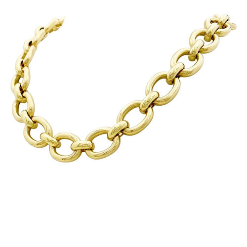 Collier Cartier Baignoire - Collier en or jaune 58 Facettes 35660
