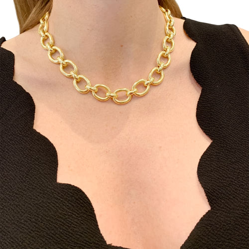 Collier Cartier Baignoire - Collier en or jaune 58 Facettes 35660
