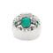 Bague 52 Bague émeraude de Colombie et diamants en platine et or jaune 58 Facettes 35624