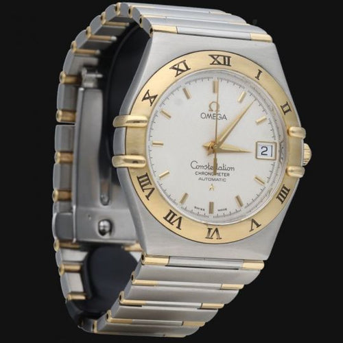 Montre Omega Constellation - Montre automatique 35 mm en or jaune et acier 58 Facettes MT45612