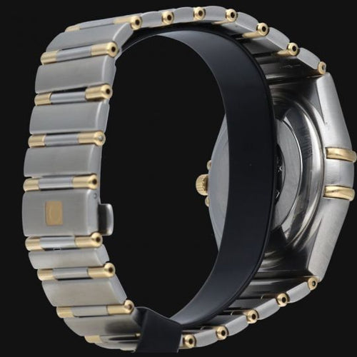 Montre Omega Constellation - Montre automatique 35 mm en or jaune et acier 58 Facettes MT45612