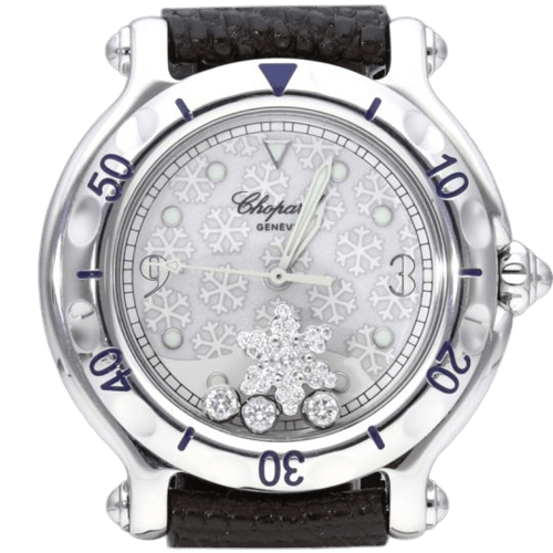 Montre Chopard Happy Sport Snowflake - Montre en acier 58 Facettes MT46707