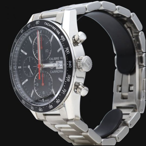 Montre TAG Heuer Carrera Calibre 16 - Montre automatique en acier 58 Facettes MT46525