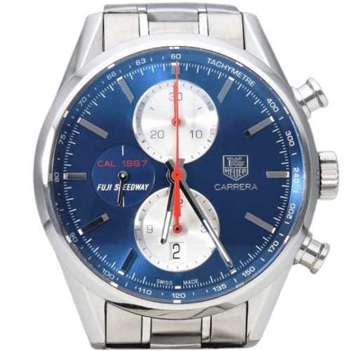 Montre TAG Heuer Carrera Fuji Speedway - Montre chronographe en acier 58 Facettes MT46480