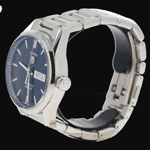 Montre TAG Heuer Carrera Calibre 5 - Montre en acier 58 Facettes MT46539