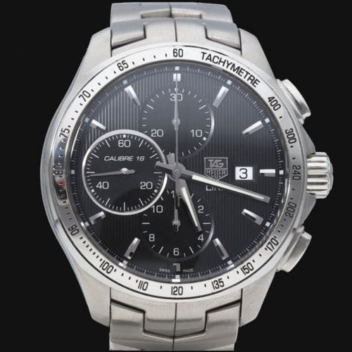 Montre TAG Heuer Link Calibre 16 - Montre en acier 58 Facettes MT46490