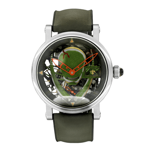 Montre Bellecour - Montre Tête de Mort en acier 58 Facettes 68801369
