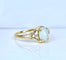 Bague 54 Bague en or jaune 18 carats, opale et diamants 58 Facettes AB729
