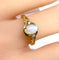 Bague 54 Bague en or jaune 18 carats, opale et diamants 58 Facettes AB729