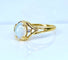 Bague 54 Bague en or jaune 18 carats, opale et diamants 58 Facettes AB729