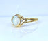 Bague 54 Bague en or jaune 18 carats, opale et diamants 58 Facettes AB729