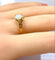 Bague 54 Bague en or jaune 18 carats, opale et diamants 58 Facettes AB729