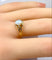 Bague 54 Bague en or jaune 18 carats, opale et diamants 58 Facettes AB729