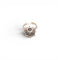 Bague 54.5 Bague rosette 1940-1945 en or 18 ct et diamants 58 Facettes Q115B(947)