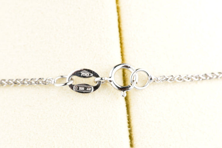 Collier Collier cœur en or blanc 18K et diamants 58 Facettes CL53500093-107