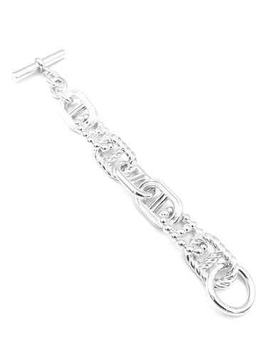 Bracelet Hermès Parade TGM - Bracelet en argent 925 58 Facettes HERMES BRA