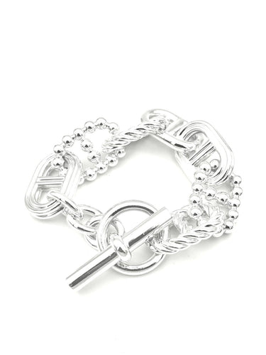 Bracelet Hermès Parade TGM - Bracelet en argent 925 58 Facettes HERMES BRA
