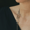 Collier Hermès Arabesque - Collier sautoir en argent 58 Facettes 50233