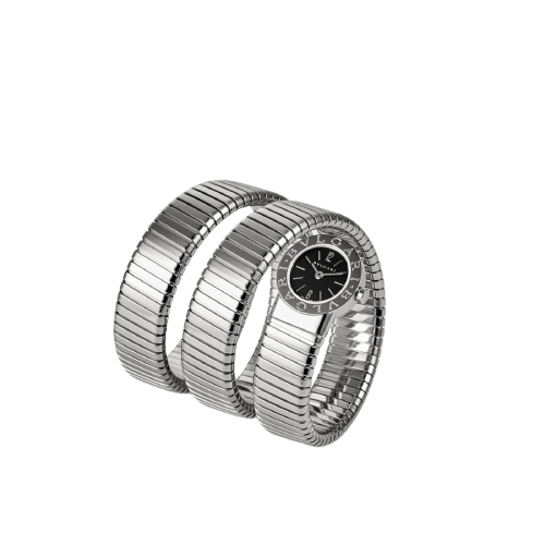 Montre BVLGARI Tubogas - Montre en acier 58 Facettes 234