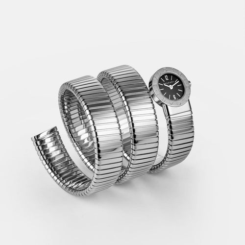 Montre BVLGARI Tubogas - Montre en acier 58 Facettes 234