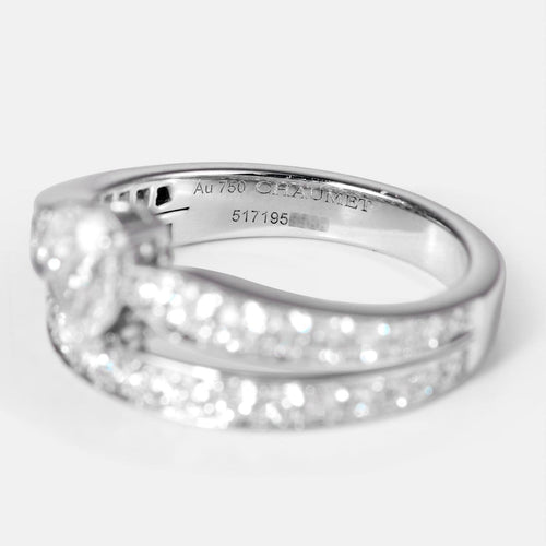 Bague 50 Chaumet Joséphine - Bague en or blanc et diamants 58 Facettes -