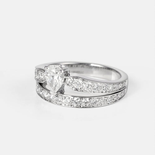 Bague 50 Chaumet Joséphine - Bague en or blanc et diamants 58 Facettes -