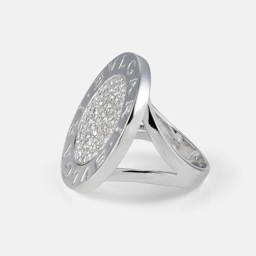 Bague 52 Bvlgari Bvlgari - Bague en or blanc et diamants 58 Facettes 235