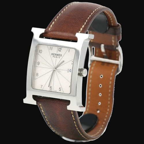 Montre Hermès Heure H - Montre en acier 58 Facettes MT46106