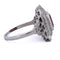 Bague 55 Bague vintage Art déco en platine avec tourmaline et diamants 58 Facettes AN650 '(0899)