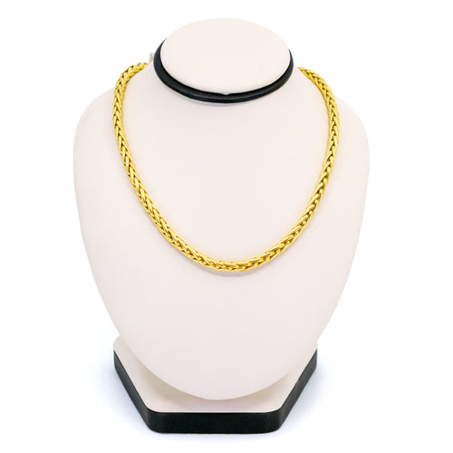 Collier Chaîne Spiga Wheat en or 18k 58 Facettes 8F5827CF739F4C28B639E4769EC310D3