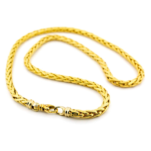 Collier Chaîne Spiga Wheat en or 18k 58 Facettes 8F5827CF739F4C28B639E4769EC310D3