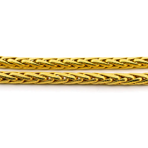 Collier Chaîne Spiga Wheat en or 18k 58 Facettes 8F5827CF739F4C28B639E4769EC310D3