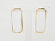 Boucles d'oreilles Boucles d'oreilles rectangulaires allongées en or jaune 58 Facettes 33730