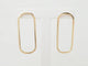Boucles d'oreilles Boucles d'oreilles rectangulaires allongées en or jaune 58 Facettes 33730