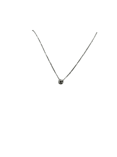Collier Collier solitaire en or 750 et diamant 58 Facettes Collier