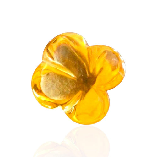 Pendentif Citrine d’Art du Brésil — 9,21 cts (Taille "Bubble" Trèfle) 58 Facettes #26-010-CTBBBZ