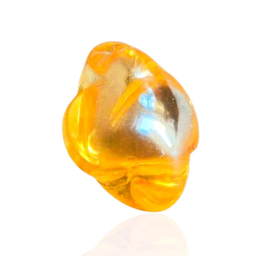 Pendentif Citrine d’Art du Brésil — 9,21 cts (Taille "Bubble" Trèfle) 58 Facettes #26-010-CTBBBZ