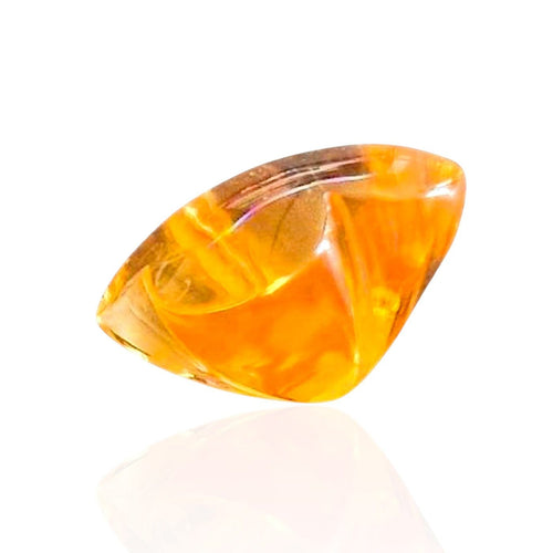 Pendentif Citrine d’Art du Brésil — 9,21 cts (Taille "Bubble" Trèfle) 58 Facettes #26-010-CTBBBZ