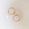 Boucles d'oreilles Créoles en or jaune 18 carats - Années 1980-1990 58 Facettes BIJ157