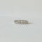 Bague 60 Alliance américaine - Bague en or blanc et diamants 58 Facettes