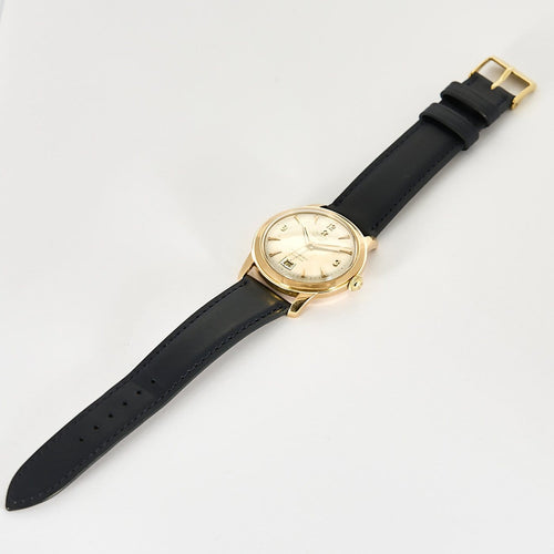 Montre Omega Seamaster Calendar - Montre en or rose 18K, cadran argenté 58 Facettes A1176