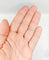 Bague 52 Alliance américaine Art déco en or blanc 18k et diamants 58 Facettes A07224