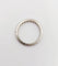 Bague 52 Alliance américaine Art déco en or blanc 18k et diamants 58 Facettes A07224