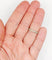 Bague 52 Alliance américaine Art déco en or blanc 18k et diamants 58 Facettes A07224