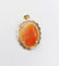 Pendentif Pendentif vintage en or 18k, camée jeune femme sur coquillage 58 Facettes A07229