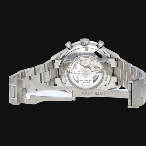 Montre TAG Heuer Carrera - Montre Calibre 16 chronographe en acier 58 Facettes MT46527